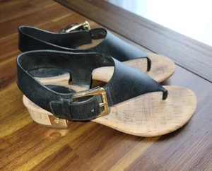  Michael Kors Sandals Black Size 6М - Picture 1 of 10