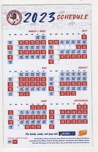 2023 Buffalo Bisons Magnetic Schedule
