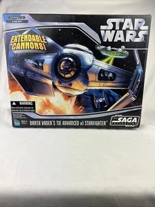 Star Wars The Saga Collection Saga 2 Darth Vader Tie Advanced Starfighter Nuevo - Imagen 1 de 7
