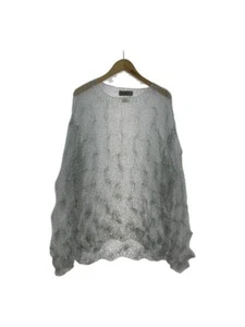 Yohji Yamamoto POUR HOMME 93SS Maglione Maglia Lame HO-K49-202 Argento M - Foto 1 di 7