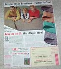 1960 Print Ad -Olson Rugs Carpet Floor Carpeting Girl Family Parents Advertising