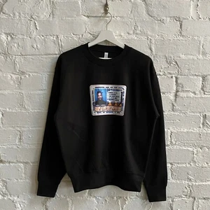 ODB Card Heather Black Hip Hop Rap Sweatshirt By ACTUAL FACT - Picture 1 of 2