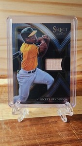 2023 Panini Select Swatches RICKEY HENDERSON #SS-RH Oakland