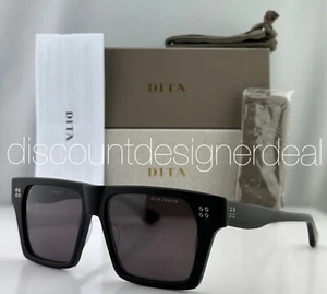 DITA VENZYN Square Sunglasses DTS720-A-03 Matte Black Frame Gray AR Lenses 56mm - Picture 1 of 8