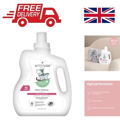 Sensitive Skin Approved Baby Fabric Softener, Unscented for Delicate Fabrics, 2L - Image 1 of 4