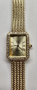 14kt yellow gold Crown Ladies diamond  wristwatch.  Swiss quartz  movement. - Picture 1 of 11