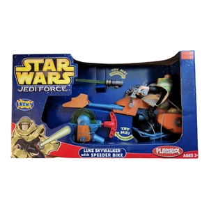 Playskool Star War Jedi Force Luke Skywalker mit Speeder Bike 2004 - Bild 1 von 4
