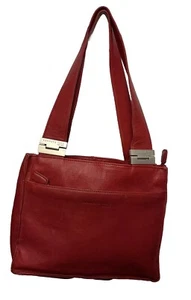 KENNETH COLE RED SHOULDER PURSE - Picture 1 of 11