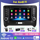 Android 12 Car Stereo Radio GPS Head Unit Carplay + Camera DAB+ For Audi TT MK2