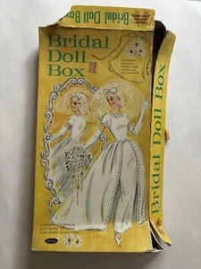 Vintage 1964 Original Bridal Doll Box Paper Dolls with Dolls & Outfits - Whitman - Picture 1 of 11