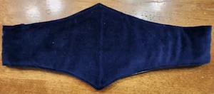 Medici Belt Navy Blue Velveteen 30" Button Back Woman's Civil War Reproduction - Picture 1 of 9