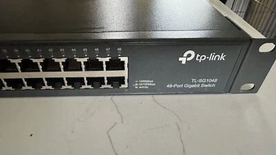 TP-LINK TL-SG1048 48-Port Gigabit Rackmount Ethernet Switch - Image 1 of 4