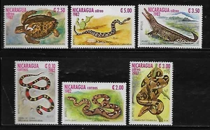 Nicaragua 1195-1197 Reptiles Mint NH - Picture 1 of 1