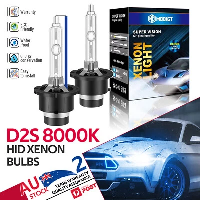 MODIGT D2S Xenon HEADLIGHT White 8000K HID Bulbs For Honda S2000 2000-2009 - image 1 of 4