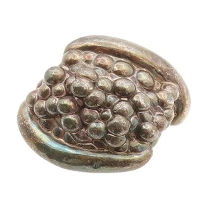 925 Sterling Silver Vintage Ring BAT AMI Pomegranate Seed Cluster  Sz 8  RG33667 - Picture 1 of 8