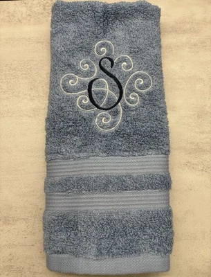 Toalla de mano con monograma Foto 1 de 4
