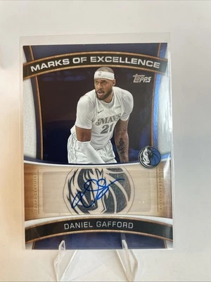 2025-26 Topps Basketball Daniel Gafford Marks of Excellence Auto! Dallas Mavs 🔥 - Image 1 of 2