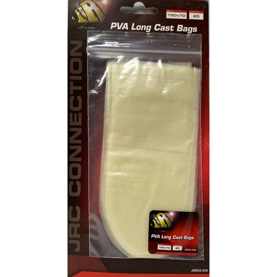 Sacos JRC PVA longos fundidos 150x70mm 20pk - Imagem 1 de 1