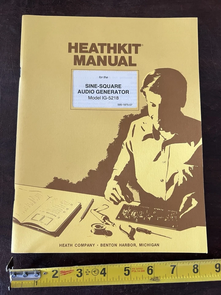 Generador de Audio Cuadrado Susoidal Heathkit Vintage Manual Original Modelo IG-5218 Foto 1 de 1