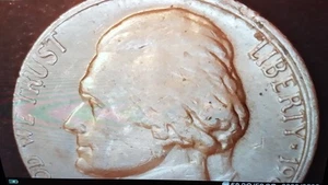 Misaligned Die & Collar Die Clash Error Nickel 1981 P - Picture 1 of 4