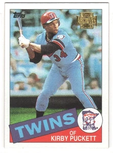 2001 Topps Archives KIRBY PUCKETT card #536 - Picture 1 of 2