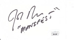 JOSH DALLAS Signed "Manifest" 3X5 Index Card Actor/Manifest JSA SS61098 - Picture 1 of 1