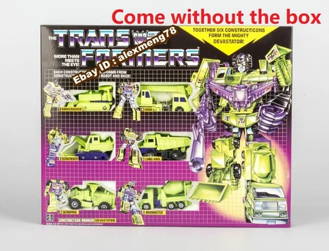 Transformers G1 Devastator reissue Constructicon brand new  WITHOUT BOX MISB Cover