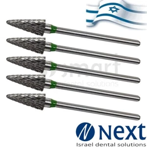 Lot X5 Dental Lab Carbide Cutters Bur Israel tungsten jewelry acrylic metal 20 - Picture 1 of 3