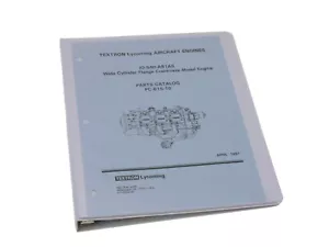 LYCOMING IO-540-AB1A5 WCF AIRCRAFT ENGINE PARTS MANUAL PC-615-10 - Bild 1 von 1