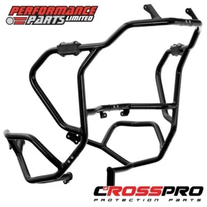 KTM 1290 Super Adventure R / S 2021 CrossPro Gloss Black Aluminium Crash Bar Kit - Picture 1 of 5