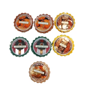 Menge 7 Yankee Tarts Wachs Potpourri Kerzen, alle sind verschiedene Düfte, Urlaub - Bild 1 von 5