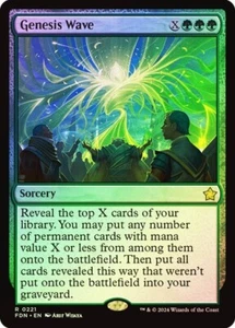 Lámina Genesis Wave 221 casi nueva MTG Foundations Magic - Imagen 1 de 1