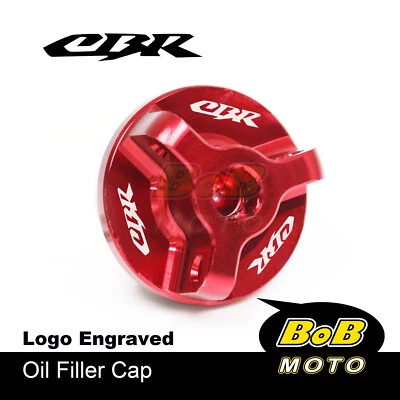 CNC Billet Oil Filler Cap For Honda CBR 900RR 1992-1999 98 97 96 95 94 - Image 1 of 4