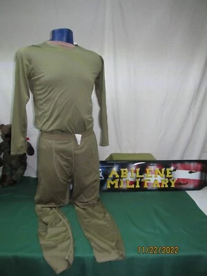 Military ECWCS Gen III Level 1 Lightweight Drawers Underwear Pants or Top Coyote - Image 1 of 2