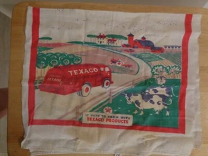 TEXACO OIL COMPANY 7 PIECE LOT DISH TOWEL POT HOLDERS GOLF TOWEL - Picture 1 of 17