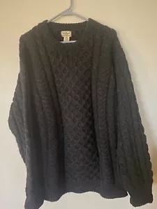 L.LBean sweater men's XL 100% wool made in Ireland - Picture 1 of 3