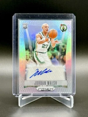 2023 -24 Panini Prizm Deca JORDAN WALSH SILVER Prizm Auto Rookie RC Celtics - Image 1 of 2