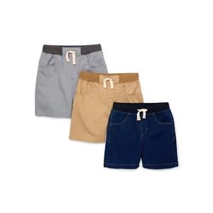 365 Kids by Garanimals Boys Mix and Match Woven Shorts, 3-Piece, Size 8 - Picture 1 of 4