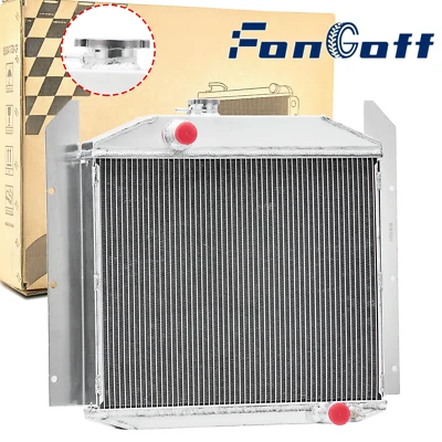 Radiador de aluminio de 3 filas para camioneta Studebaker 1949-1952 2R5 2R6 2R10 2R11 MT EE. UU. Foto 1 de 4