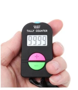 Digital Tally Counter Electronic Mini Clicker Golf Score Stroke Hand Held Finger - Picture 1 of 5