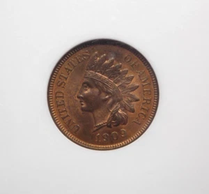 1909 Indian Head Cent Penny 1c NGC MS64 RB #012 Red Brown UNC BU ECC&C, Inc. - Picture 1 of 5