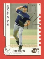 CLINT NAGEOTTE - 2002 Topps Ten Die Cuts RC  #192   *Rookie*   Seattle Mariners