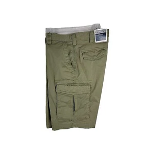 Club Room Herren 10" Cargoshorts Stretch 100089460 oliv Größe 30. Neu - Bild 1 von 5