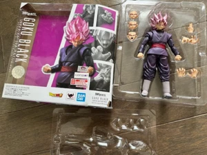 Auténtico Bandai S.H.Figuarts Dragon Ball Super Negro Goku Super Saiyan Rosa NUEVO - Imagen 1 de 1