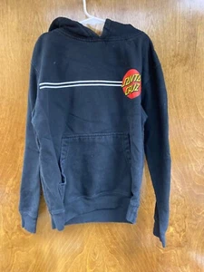 Kids "Santa Cruz" black hoodie. Size Med. P.O. - Picture 1 of 2