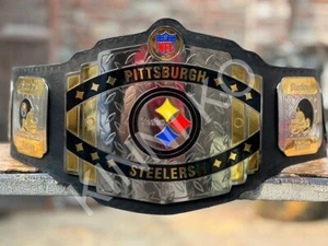 Pittsburgh Steelers Super Bowl Championship Belt American Football NFL 2MM brass - Picture 1 of 11