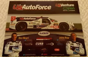 2015 Michael Shank Racing Honda Ligier JS P2 U.S. Auto Force IMSA TUSC Postkarte - Bild 1 von 1