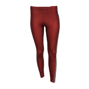 TEREZ Women's Red College Heathered Stripe Leggings #447021034 NWT - Picture 1 of 3