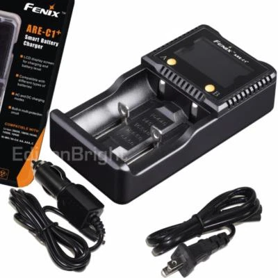 Genuine Fenix ARE-C1+ Battery Charger with Car adapter - Image 1 of 4