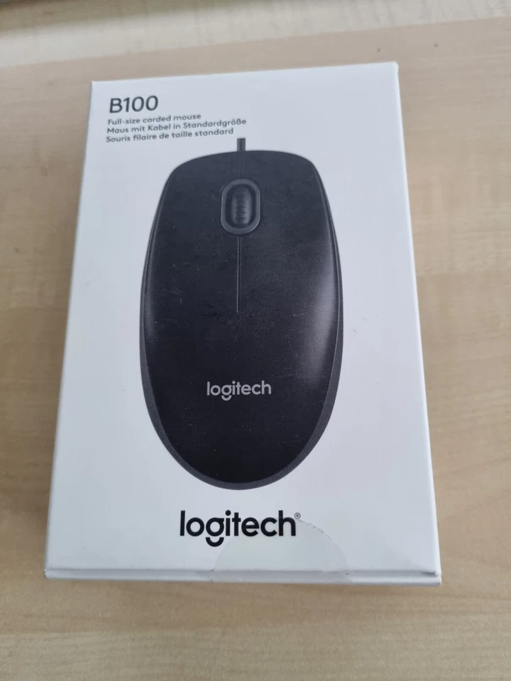 Logitech B100 Optische Maus 3 Tasten - Schwarz (910-003357) - Bild 1 von 1